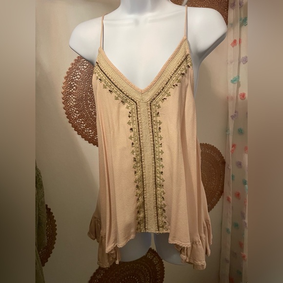 EN Crème from BUCKLE Summer Beaded Top - Picture 1 of 4